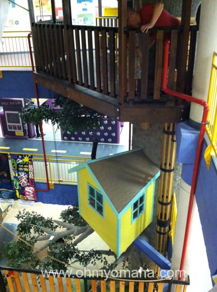 Tree house inside Lincoln Children's Museum 