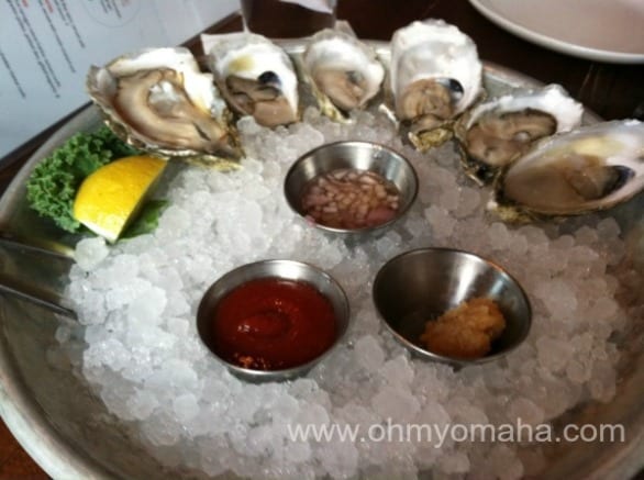 Oysters at Plank Seafood Provisions, one of the Happy Hour deals