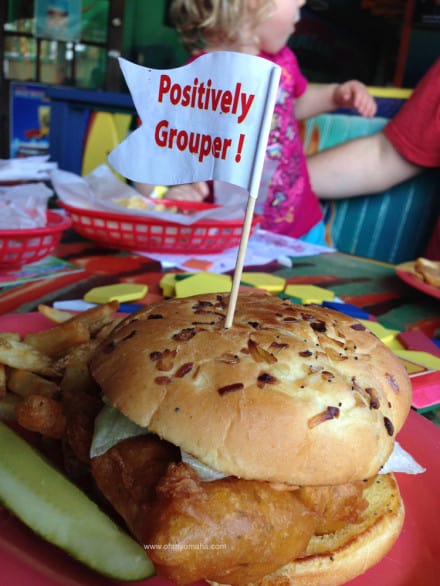 Believe the hype. This is a tasty grouper sandwich.