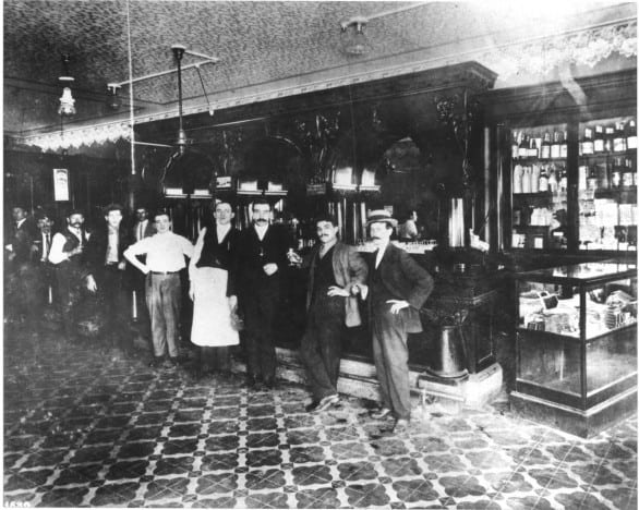 The Columbia Restaurant café dining room in 1906, one of 15 dining rooms. The restaurant opened the year before this photo was taken. Photo courtesy Columbia Restaurant