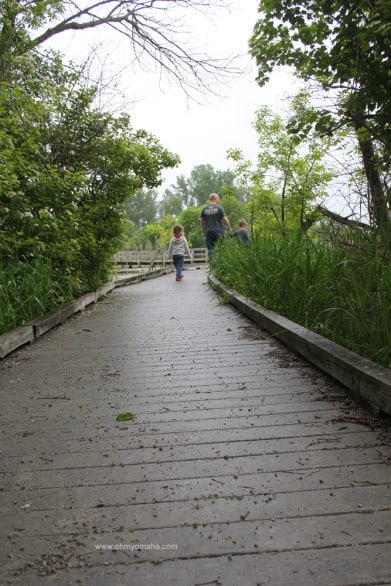Intro to Heron Haven - A boardwalk at Heron Haven, a small wildlife refuge in the heart of Omaha
