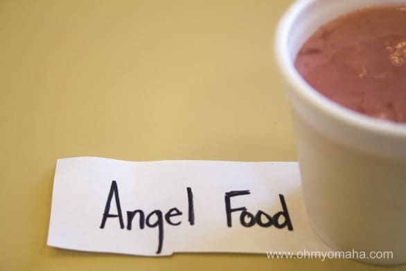 Angel Food is Smoothie Kings's No. 1 seller, consisting of strawberries and bananas.