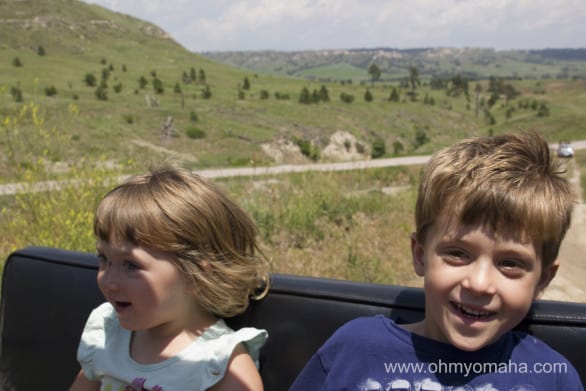 Off-road jeep ride to Smiley Canyon at Fort Robinson State Park
