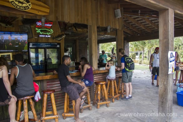 The bar at Wekiva Island
