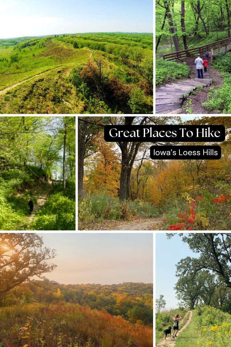 Western Iowa is known for the Loess Hills. Explore this unique terrain at one of these four parks! This guide shares for great places to hike in the Loess Hills.