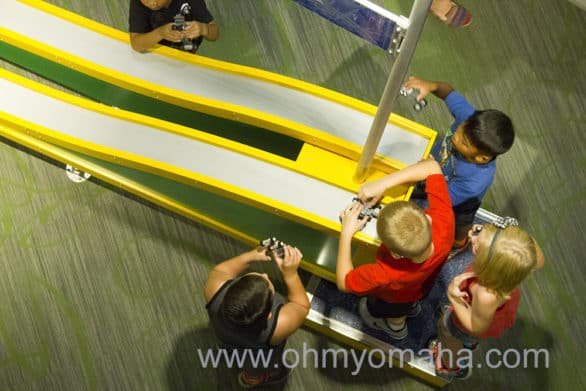 Race track at Children's Learning Center at Strategic Air Command & Aerospace Museum