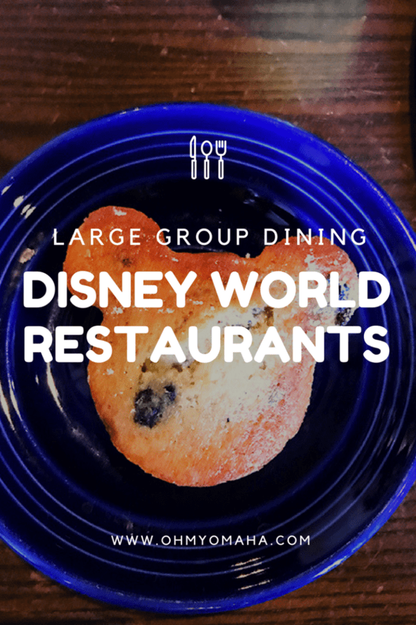 Disney Restaurants for Groups