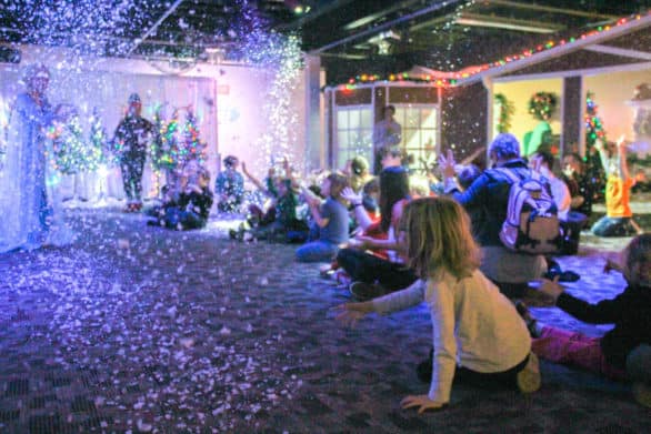 Santa's Magic show at Omaha Children's Museum