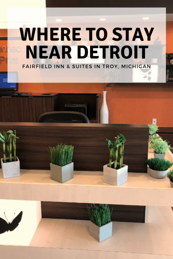 Looking for a family-friendly hotel outside Detroit, Michigan? Here's what I thought of Fairfield Inn & Suites in Troy, a hotel located near the Detroit Zoo #familytravel