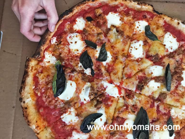 Woodfire pizza at Luna Valley Farm