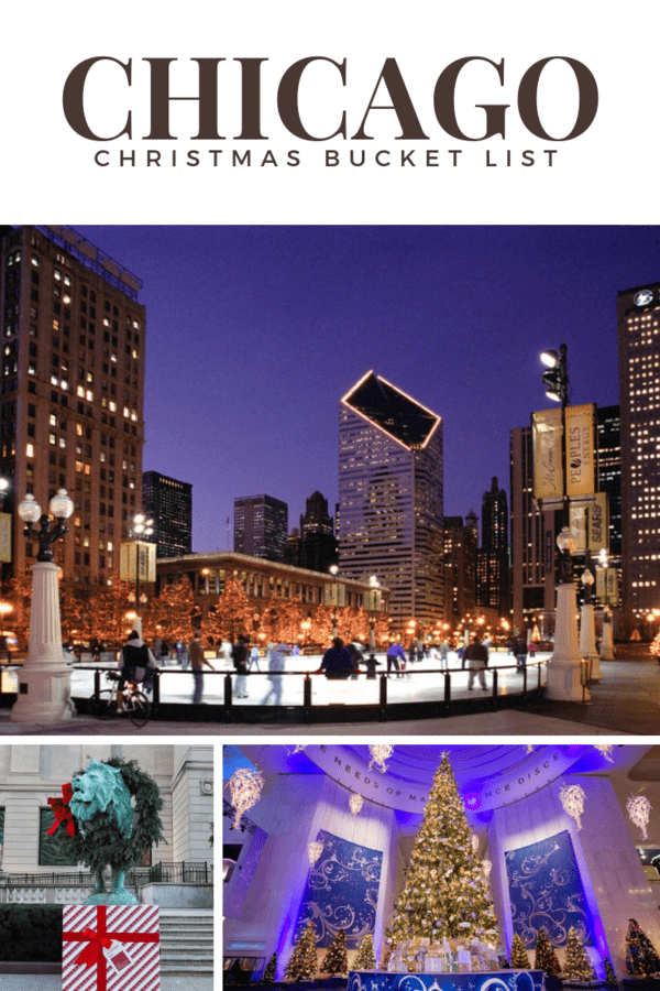 The Chicago Christmas Bucket List of shows to see, annual traditions, restaurants that get decked for the holidays, and winter activities. Use this wish list of things to do to plan a visit to Chicago in November or December.