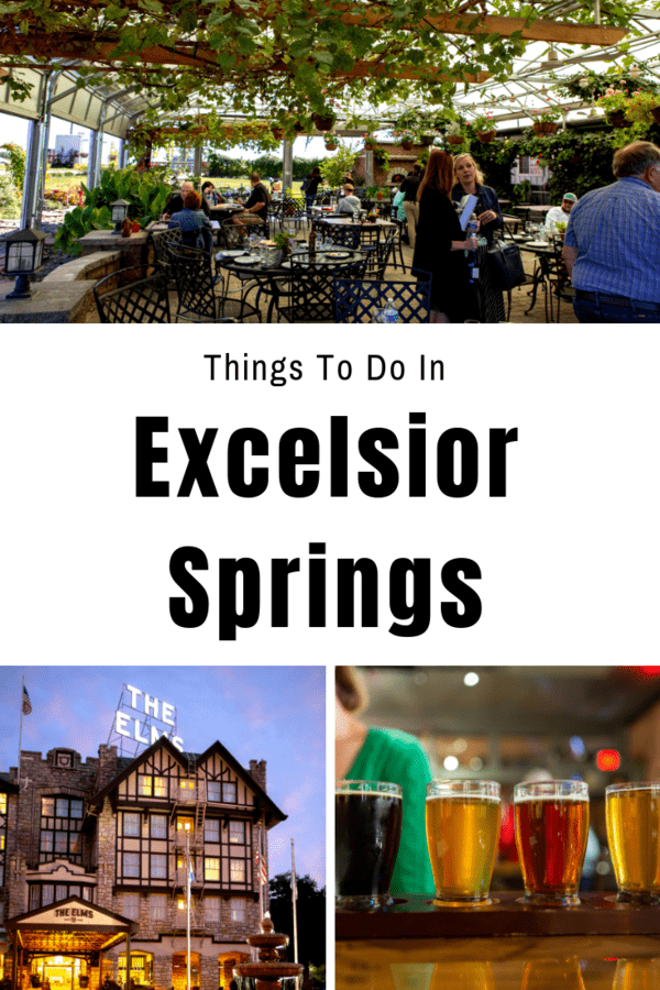 Guide to a weekend in Excelsior Springs - Where to eat, where to try local beers and wine, and details on a mineral springs walking tour and a scenic bike trail