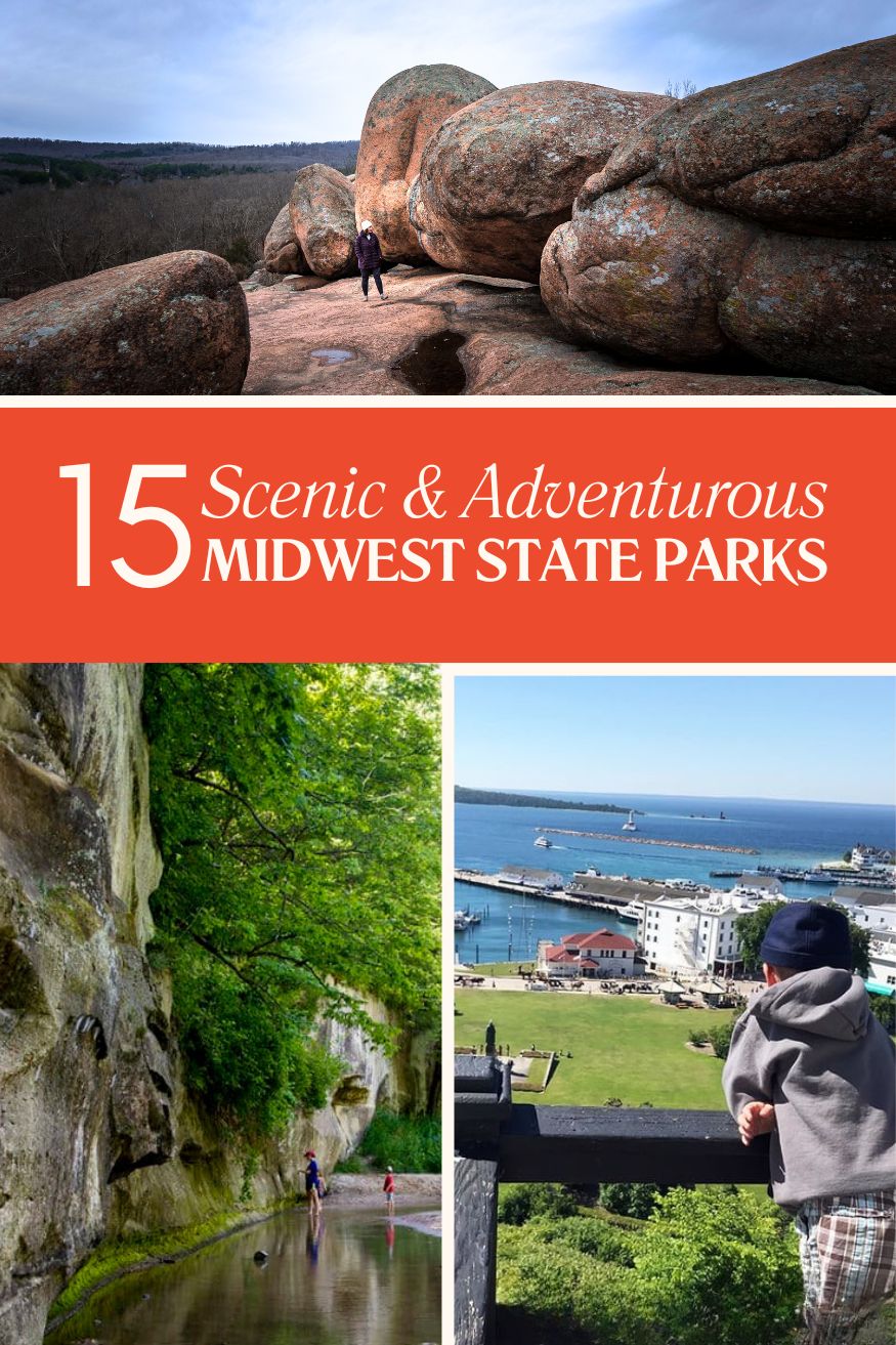 Discover amazing state parks of the Midwest, featuring unique trail adventures and experiences. Great list for hiking and family fun.