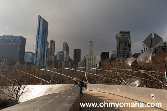 Millenneum Park Bridge Chicago