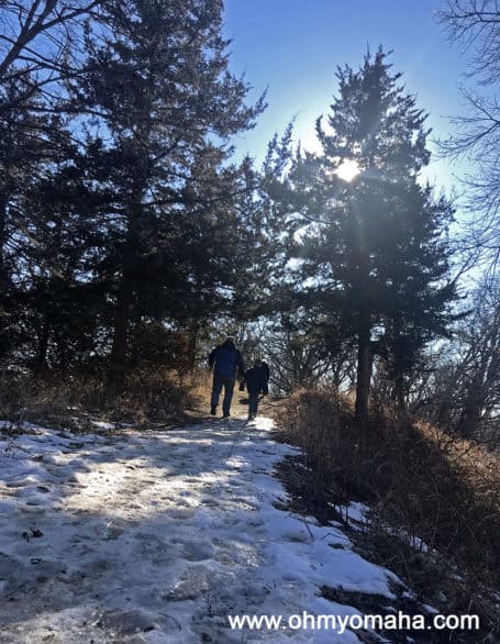 Winter Hike at Hitchcock Nature Center