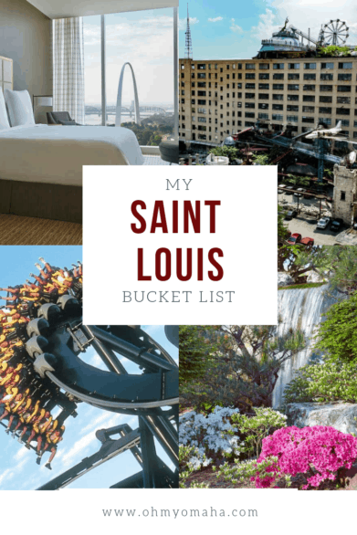 Headed to Saint Louis? Here's a dream list of things to do and see in the city! #STL #Missouri #bucketlist