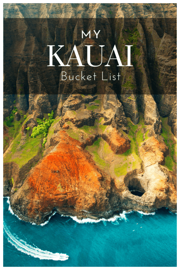 Wish list of things to do in Kauai, Hawaii - From mountain tubing to rum tastings and scenic hikes #Hawaii #USA 