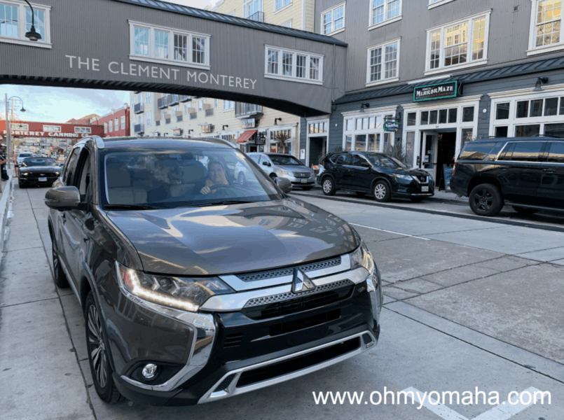 Mitsubishi Outlander parked on Cannery Row in Monterey, California