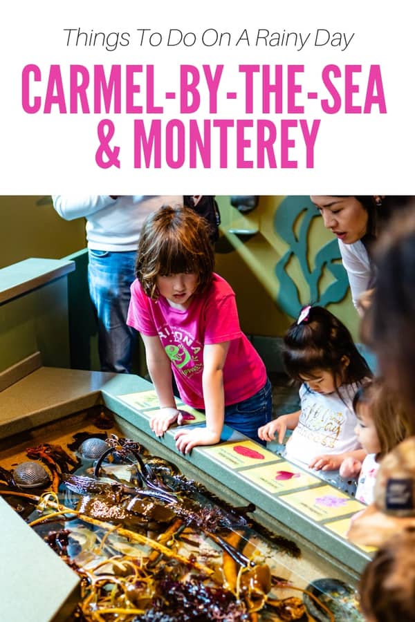 Planning a trip to Carmel-by-the-Sea or Monterey Bay? Keep these places in mind if it's a rainy day! This is a list of indoor activities that are great for all ages. #California #USA #familytravel