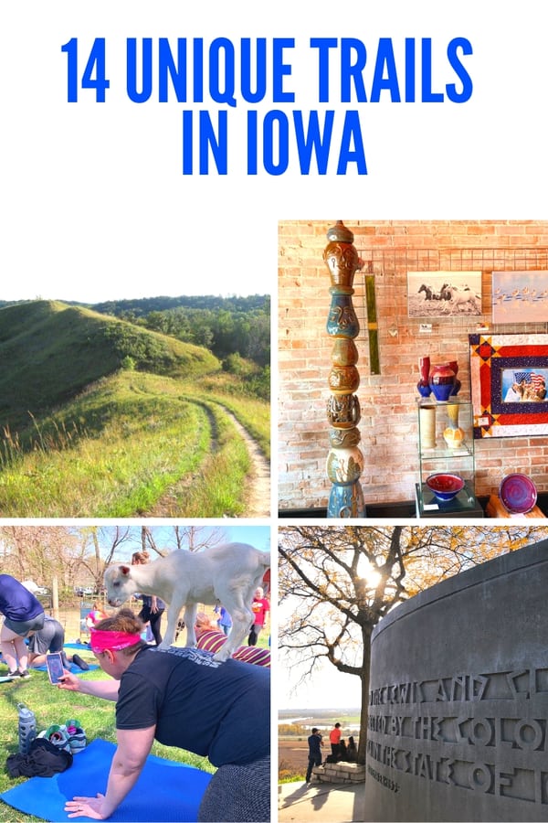 Exploring the county that's know as the Trail Capital of Iowa - A look at the 10+ trails in Pottawattamie County, including a water trail, a wine trail, historic trails and more! Of course there are trails for active adventurers seeking hikes, biking or paddling in Iowa. 