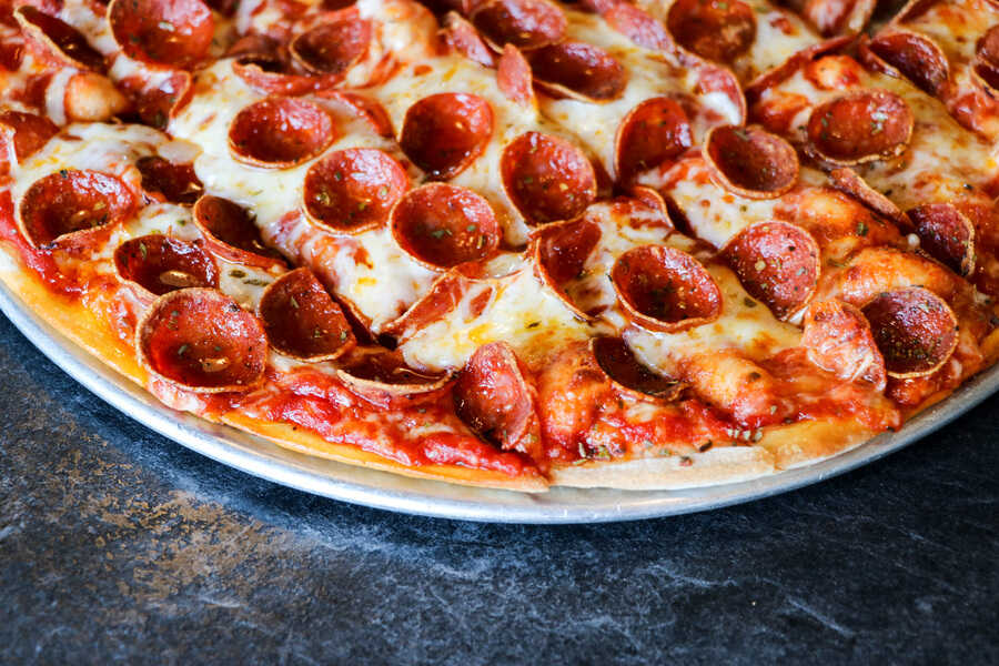 Favorite restaurants in Columbus, Ohio for families - Try a variety of pizzas at Flyers Pizza & Subs.