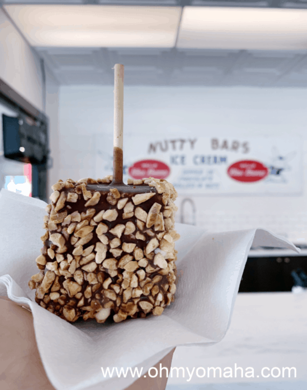 Food in Arnolds Park - The iconic Nutty Bar Ice Cream shop is within walking distance of Arnolds Park Amusement Park.
