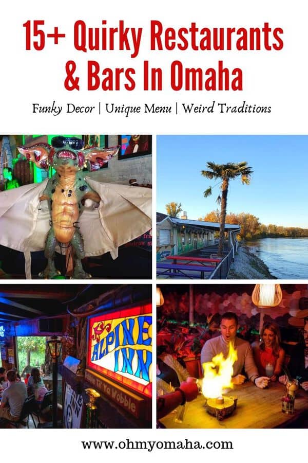 Learn about Omaha's most unique restaurants & bars - Plan a night out at one Omaha's most unique restaurants, including a monster-themed restaurant, a steakhouse that resembles a monastery, and a place where you can watch raccoons through the window while you dine.