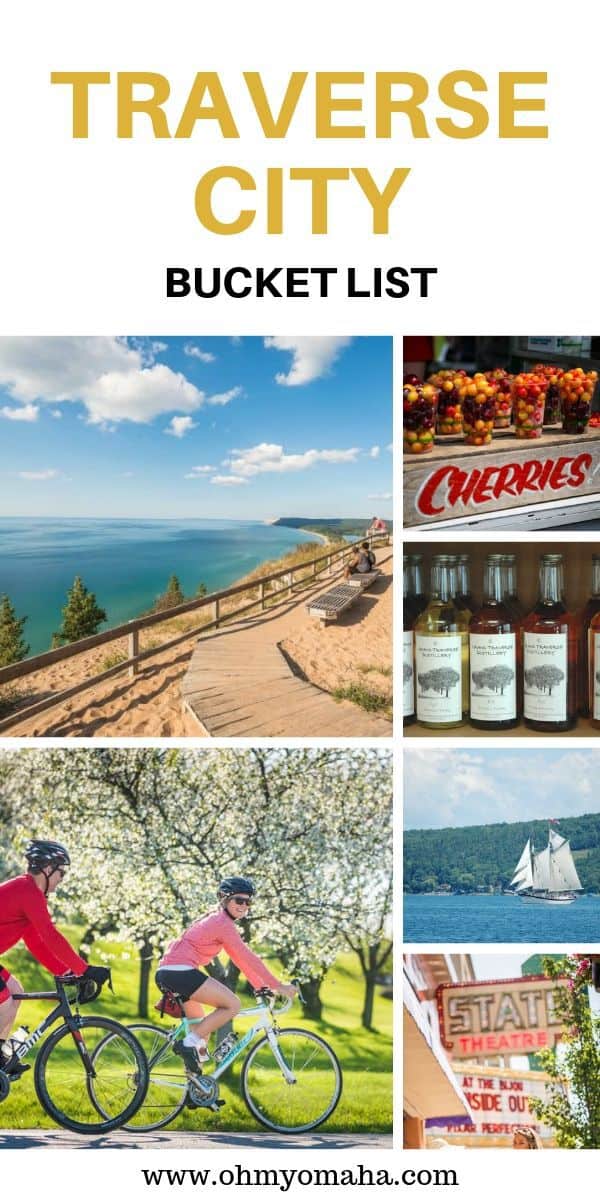 Bucket List of things to do in Traverse City, Michigan - A guide to the ultimate vacation to Traverse City, including restaurants to try, outdoor adventures and events to attend. #Michigan #USA #travel