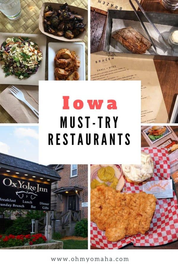 A food lover's guide to the best restaurants in Iowa. Midwest travel writers and locals share their favorite Iowa restaurants, and they offer suggestions on what to try there. #Iowa #Midwest #Restaurants #eatlocal