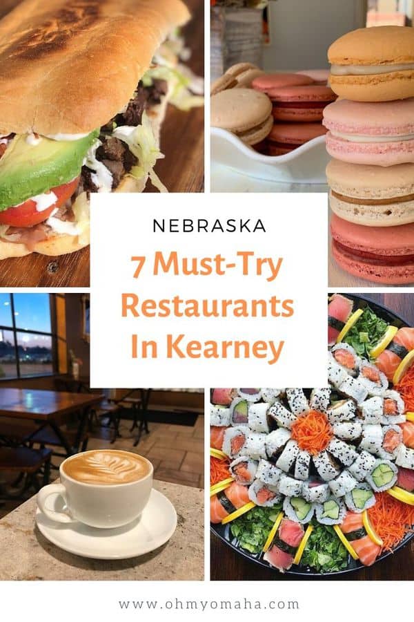 Kearney, Nebraska is known as the Sandhill Crane Capital of the world. If you're planning a trip to view the crane migration, here are a few restaurants you'll want to visit! #Kearney #Nebraska #Midwest