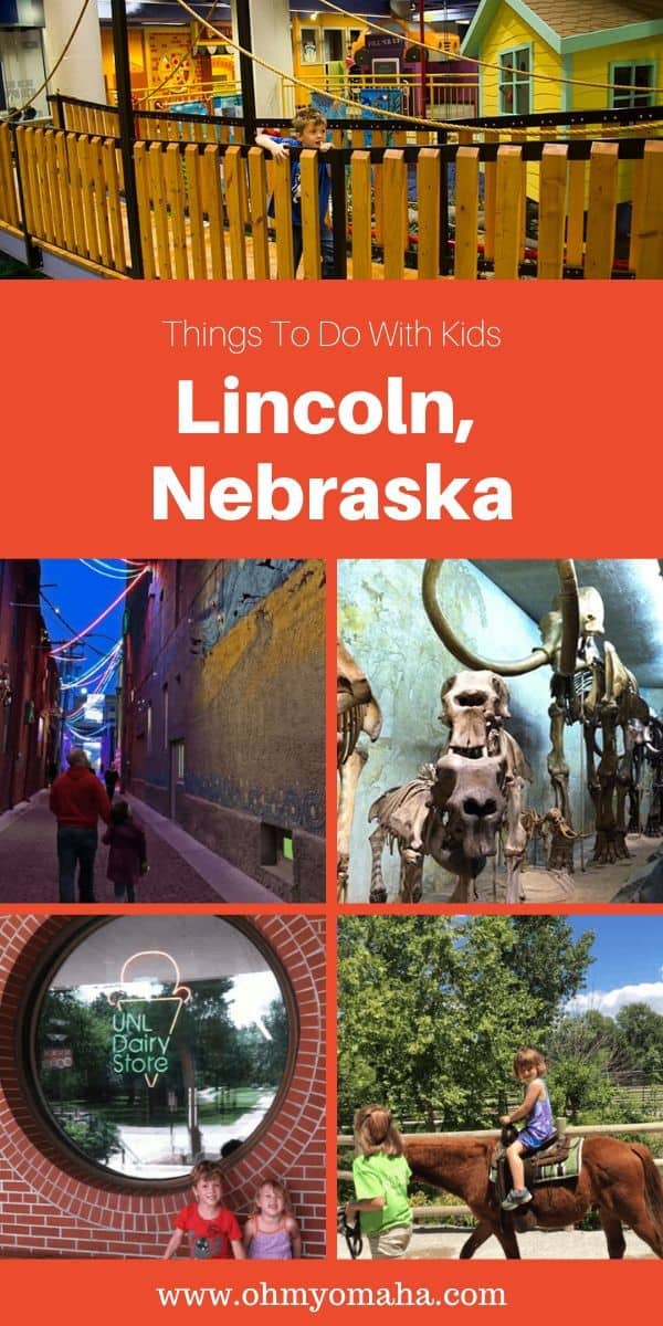 Planning a weekend in Lincoln, Nebraska? Here's a list of fun things to do with kids in Lincoln. This includes free places to visit, kid-friendly dining and, of course, a children's museum and zoo! #Nebraska #familytravel #Midwest