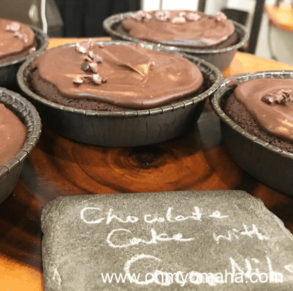 Chocolate cakes at Culprit Cafe in Omaha