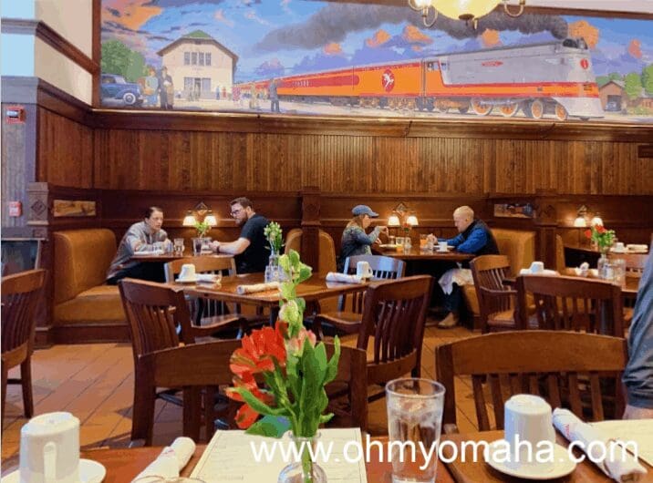Dining room at Harvey's inside Hotel Pattee