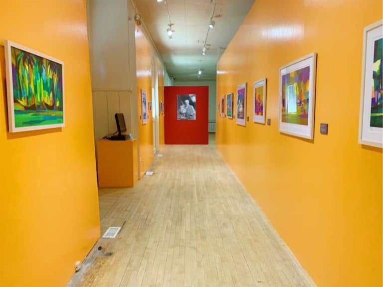 Interior of El Museo Latino