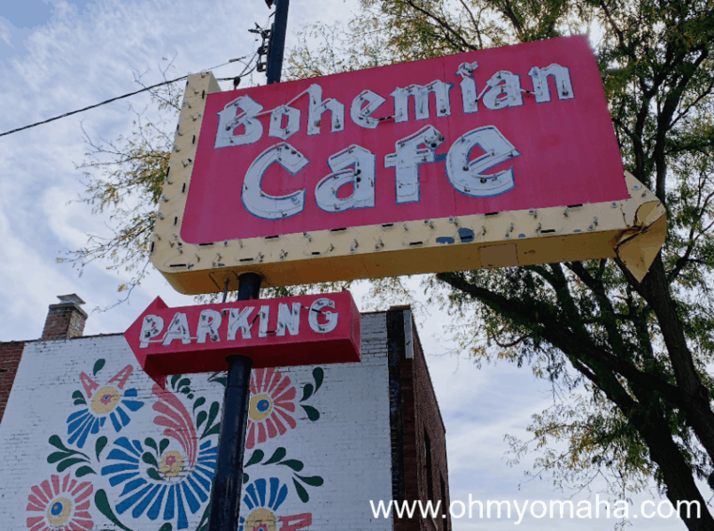 The sign for Bohemian Cafe remains standing in Little Bohemia, even though the restaurant closed in 2016.