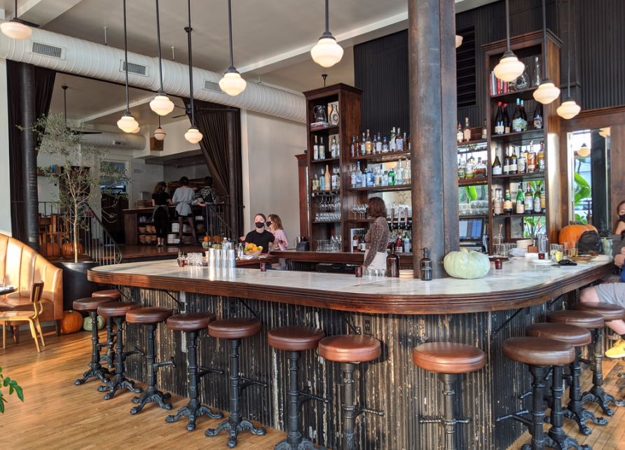 Interior of Fox and Pearl in the Westside neighborhood of KC