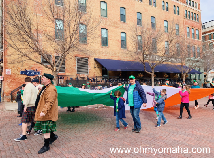 St. Patrick's Day Parade in downtown Omaha