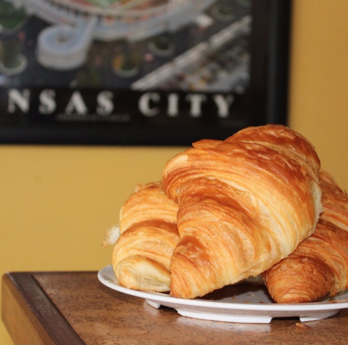The Pesto Aioli Croissant at Equal Minded Cafe in Kansas City
