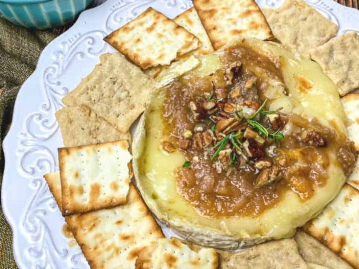 Image for Instant Pot Baked Brie with Apple Appetizer