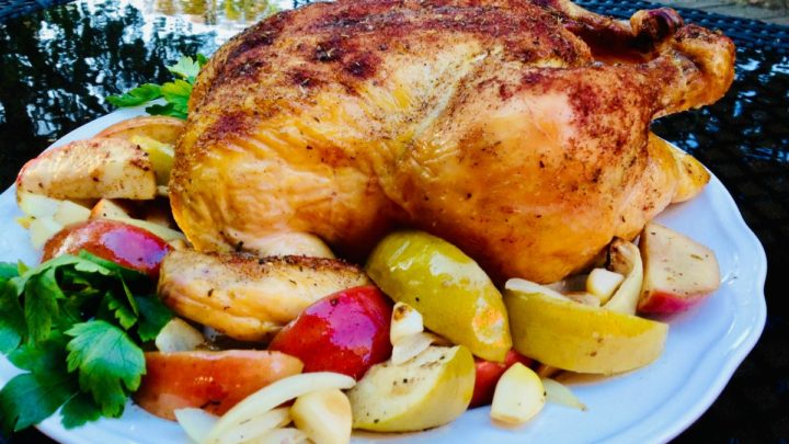 Roasted Chicken With Apples 1200