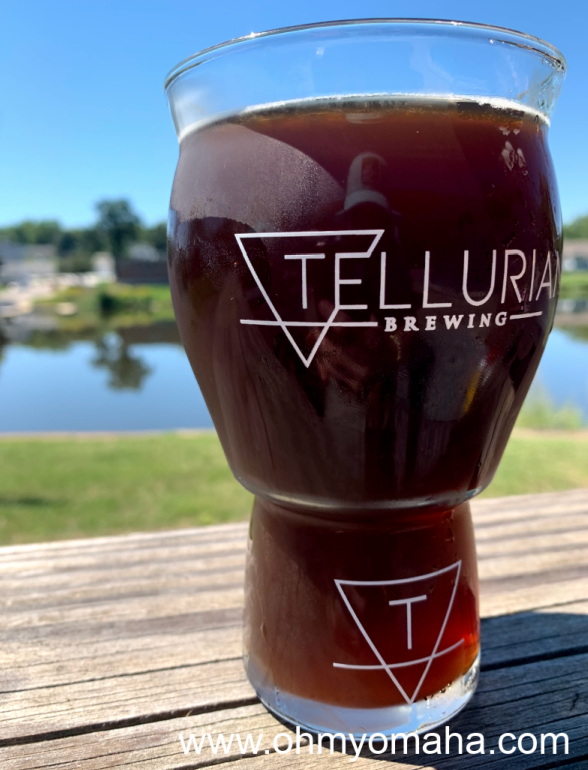 Brown ale from the Charles City brewery, Tellurian Brewing, is on tap at the Pub on the Cedar in Charles City, Iowa.