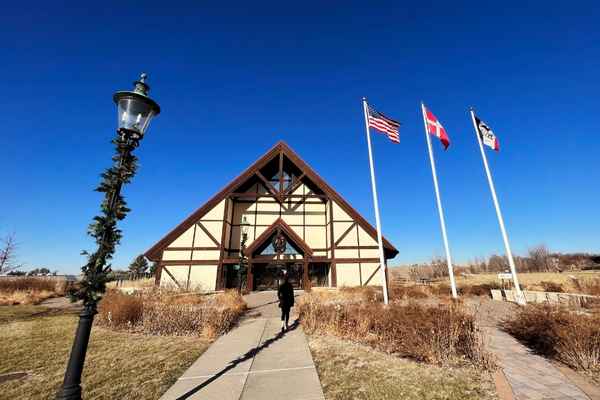 Exterior of the Museum of Danish America in Elk Horn, Iowa
