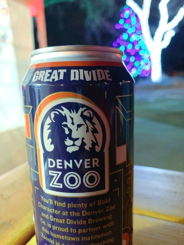 Great Divide Brewing Co. Denver Zoo beer (a Zooski)
