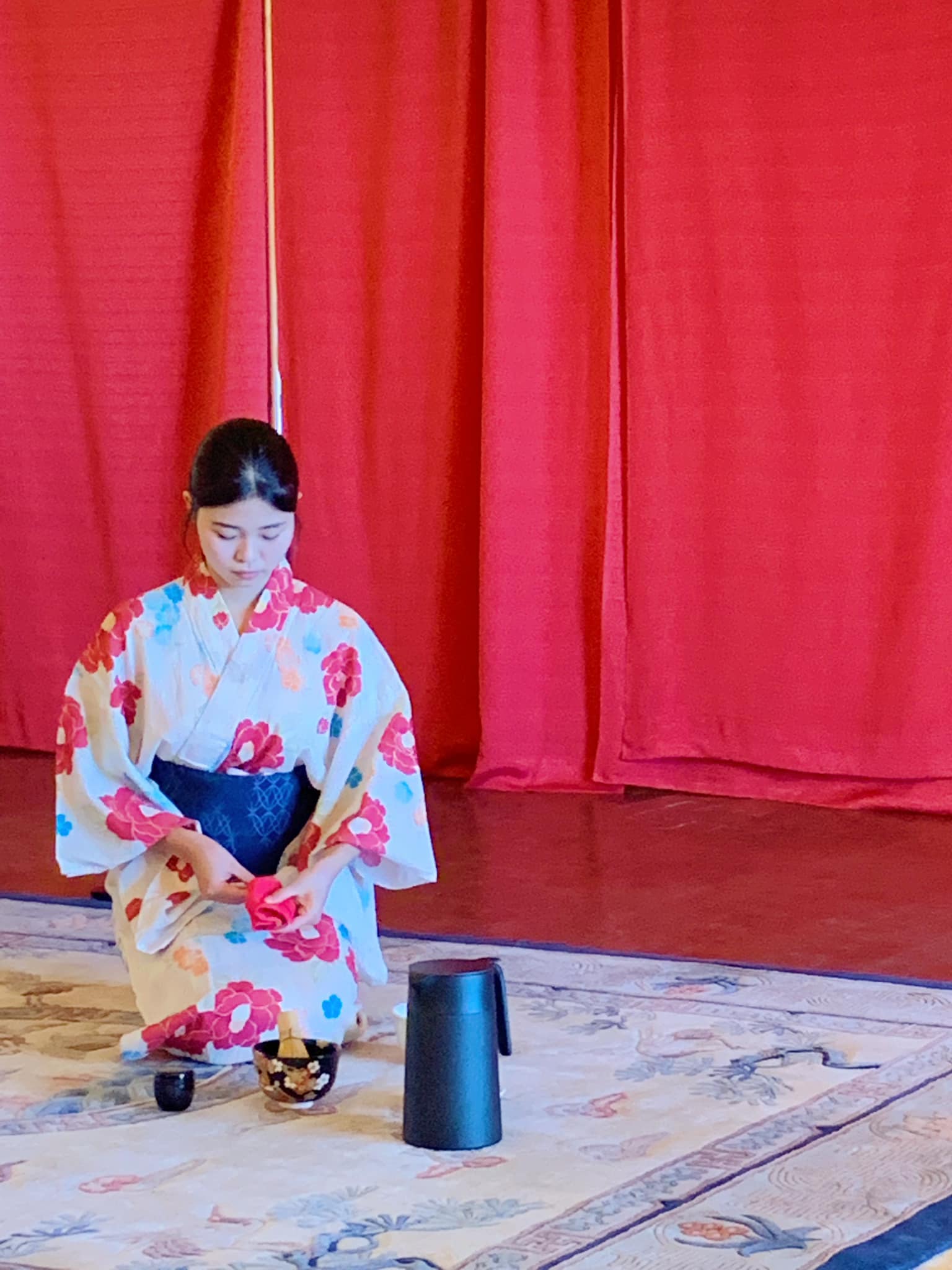 A tea ceremony during Japanese Ambiance Festival at Lauritzen Gardens