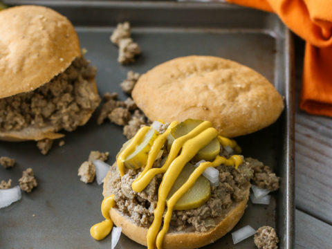 Image for Healthier Gluten-Free Maid-Rite Sandwiches