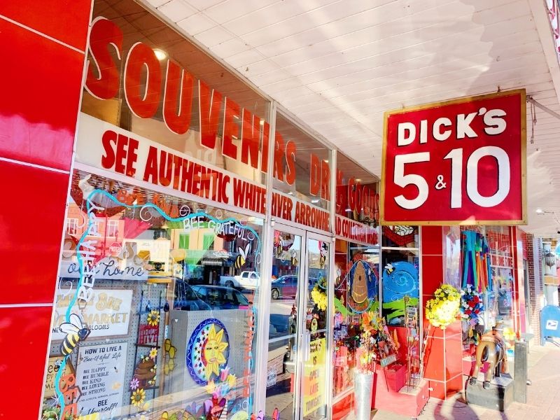 Dick's 5 and 10 is a store with just about everything inside