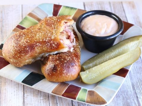 Image for Pub-Style Pretzel Roll Reuben Sandwich