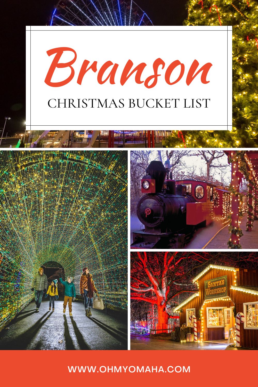 Branson Christmas - A bucket list of fun things to see and do in Branson during the holiday season