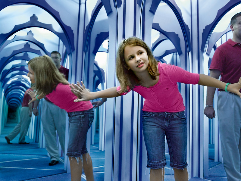 A photo from Hannah's Maze of Mirrors at the Hollywood Wax Museum Complex in Branson