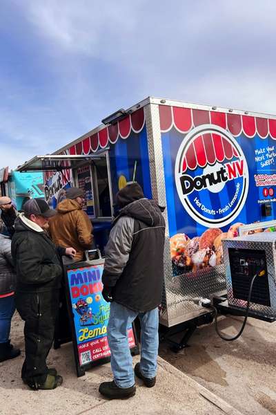 A food truck in Clear Lake, Iowa called DonutNV